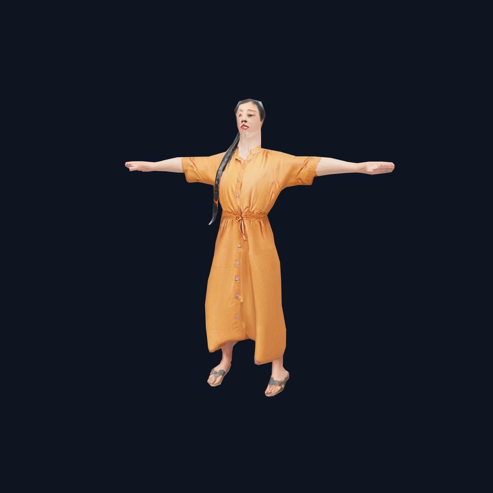 Casual Dress Character Model Pack for Animation and Games